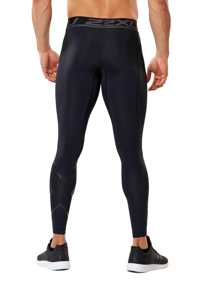 Mallas de compresión Accelerate de 2XU para hombre - Negro/Negro - Talla S 2/2