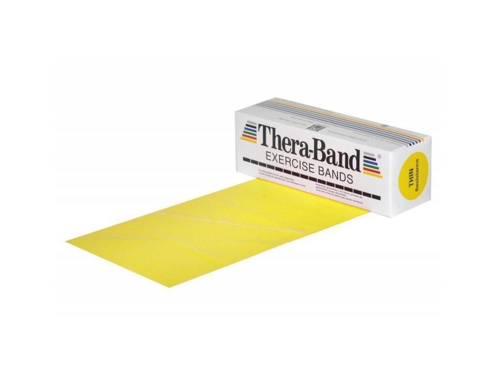 THERABAND Posilovací guma 5,5 m, žlutá, slabá