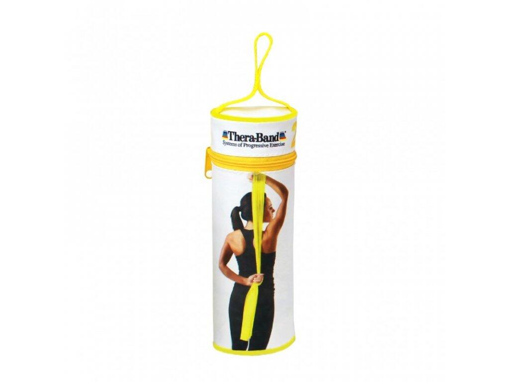 THERABAND Posilovací guma 2,5 m s obalem, žlutá