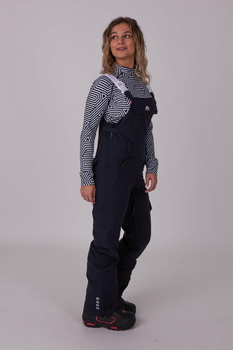 Dames Ski & Snowboard Tuinbroek Waterdicht Yeh Girl Zwart 5/7