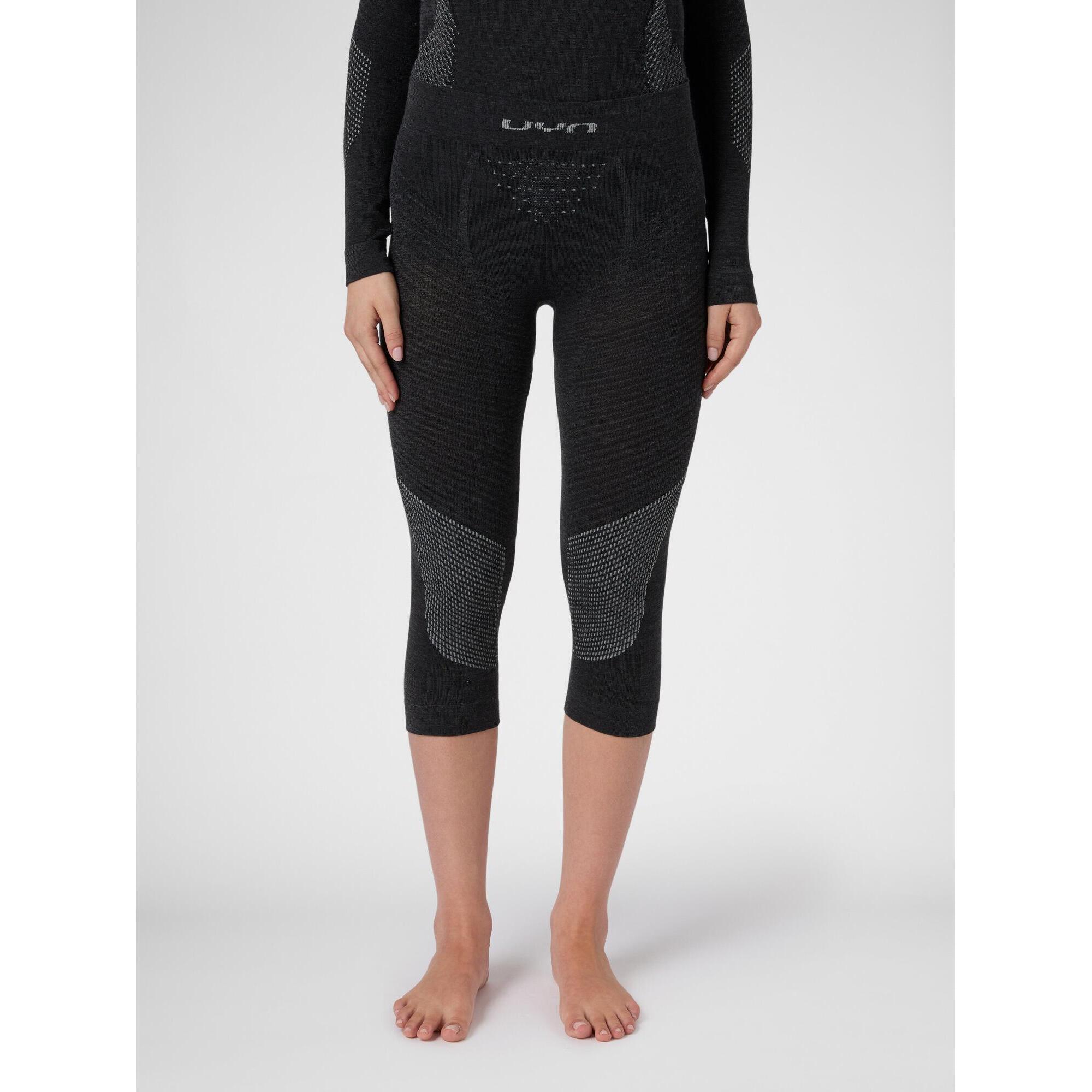 Uyn - Fusyon Cashmere 3/4 Thermal Pants - Sous Vêtement Bas - Gris - 38 S - Decathlon