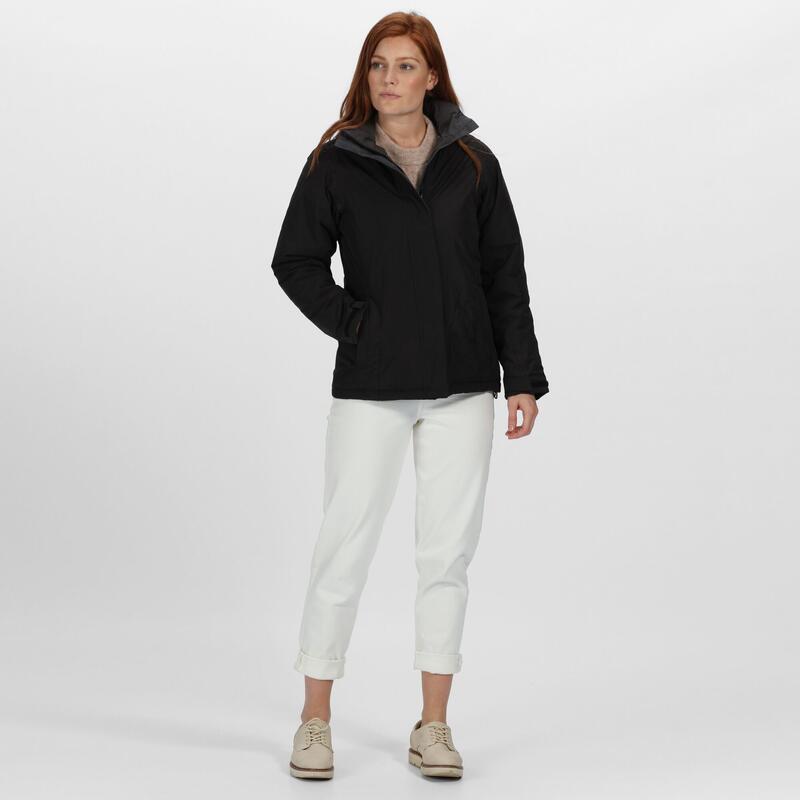 Chaqueta impermeable y resistente al viento modelo Beauford para mujer Negro