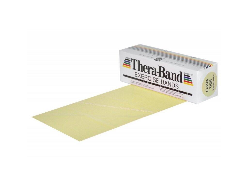 THERABAND Posilovací guma 5,5 m, béžová, velmi slabá