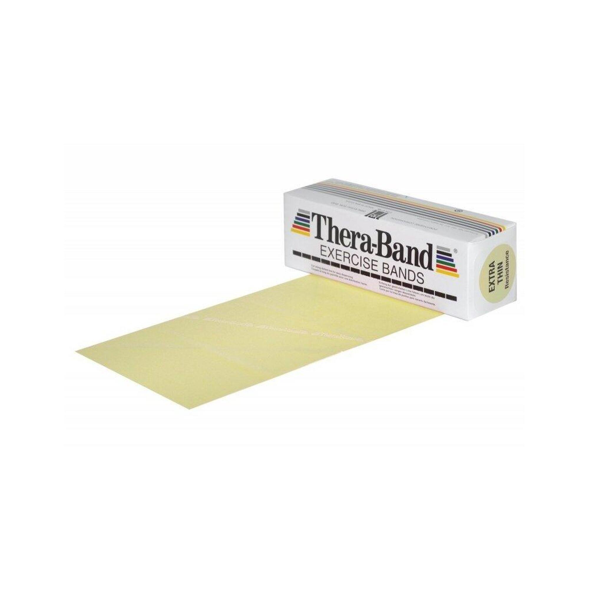 THERABAND Posilovací guma 5,5 m, béžová, velmi slabá