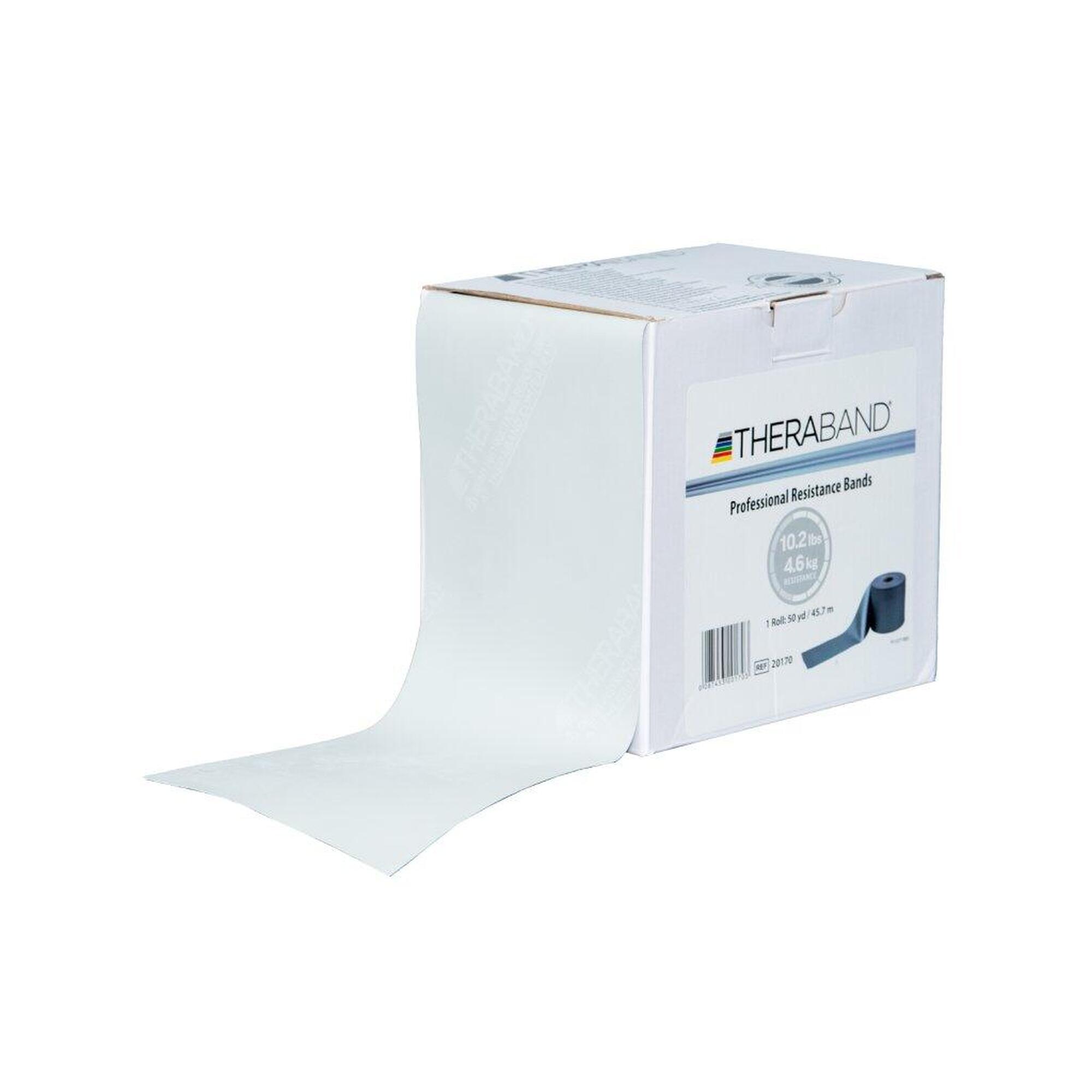 THERABAND Posilovací guma 45,5 m, stříbrná, super silná