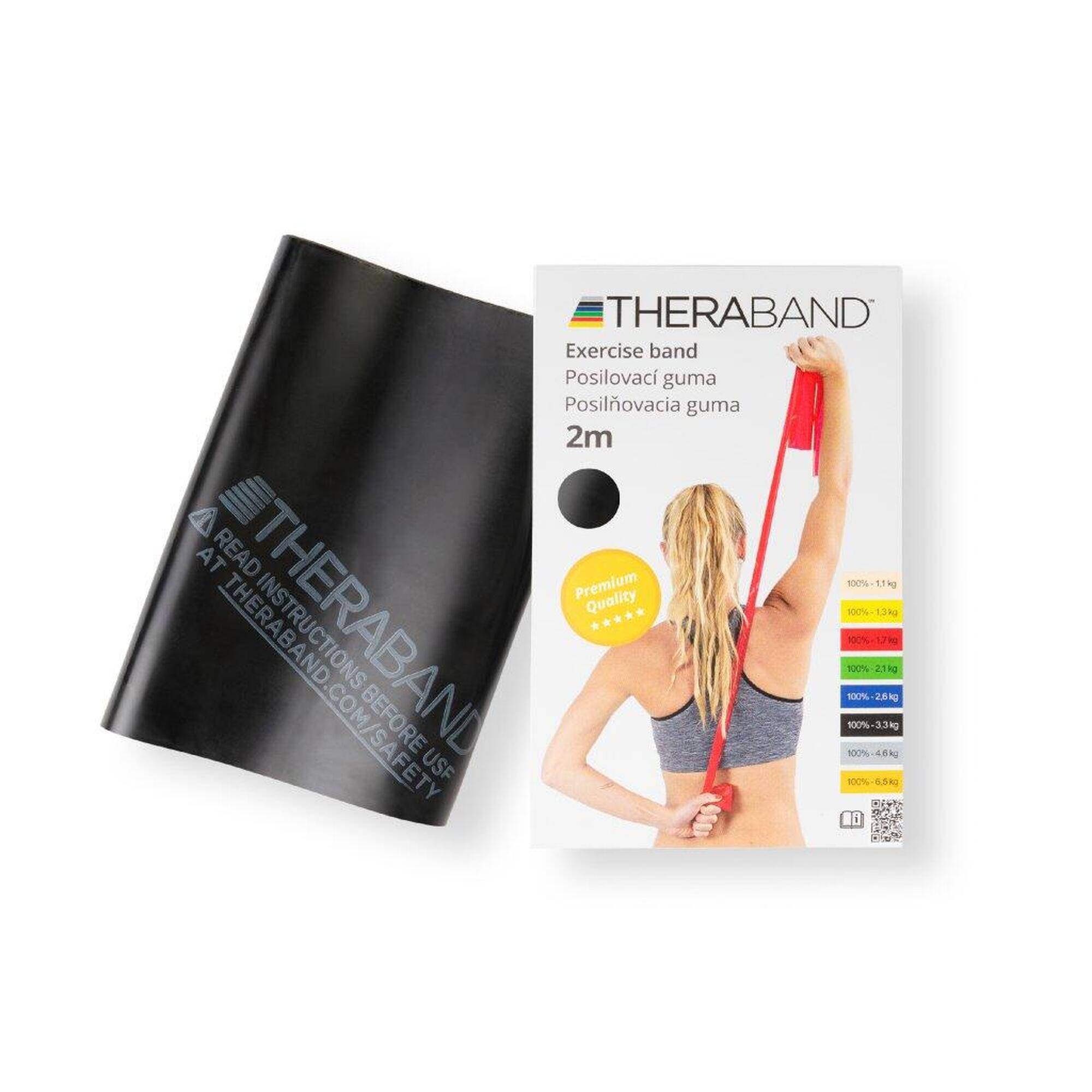 THERABAND Posilovací guma se speciálně silným odporem.