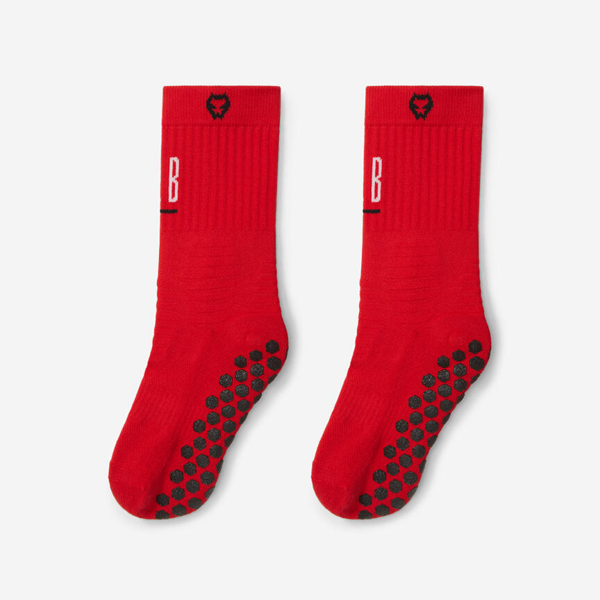 Chaussettes rouges Sport Lisboa e Benfica x SAK Grip 3/3