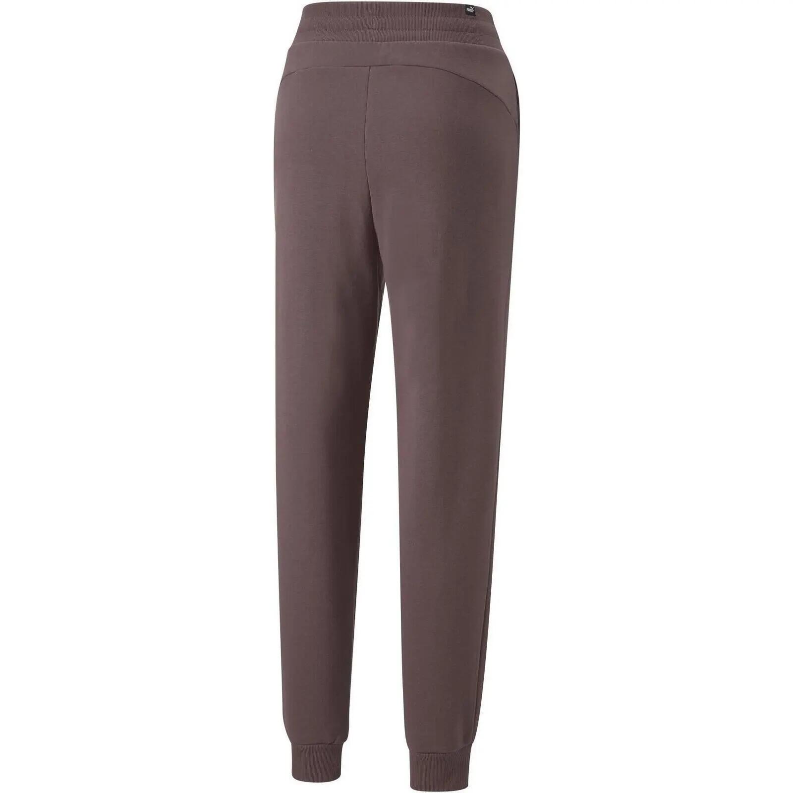 Pantalon Puma Ess Embroidery, Marron, Femmes 2/5