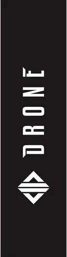 Drone Big Logo Stunt Scooter Griptape - Schwarz