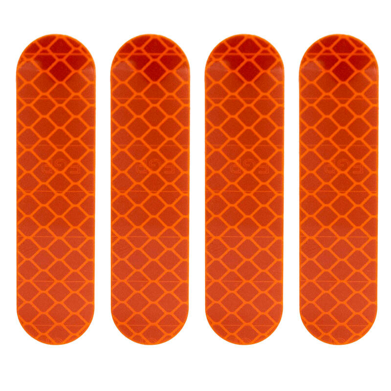Adhesivo reflectante naranja para horquilla Ninebot serie F y D - 4uds 2/3