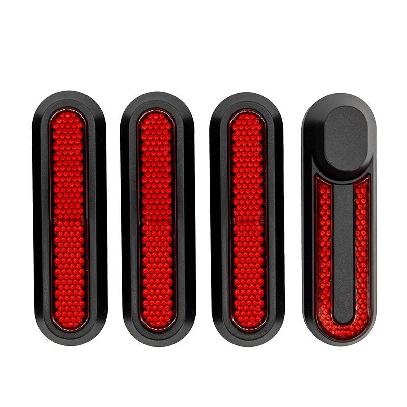 Catadióptrico negro con reflector rojo para Xiaomi 2/4