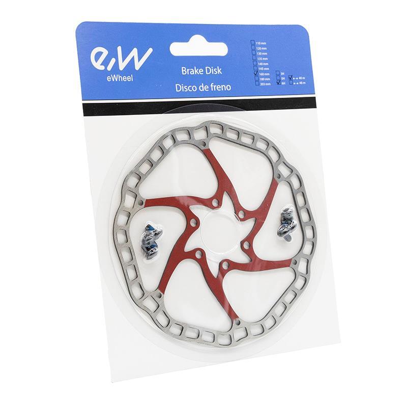 Disco de freno EWD001 140mm 6H rojo 4/4