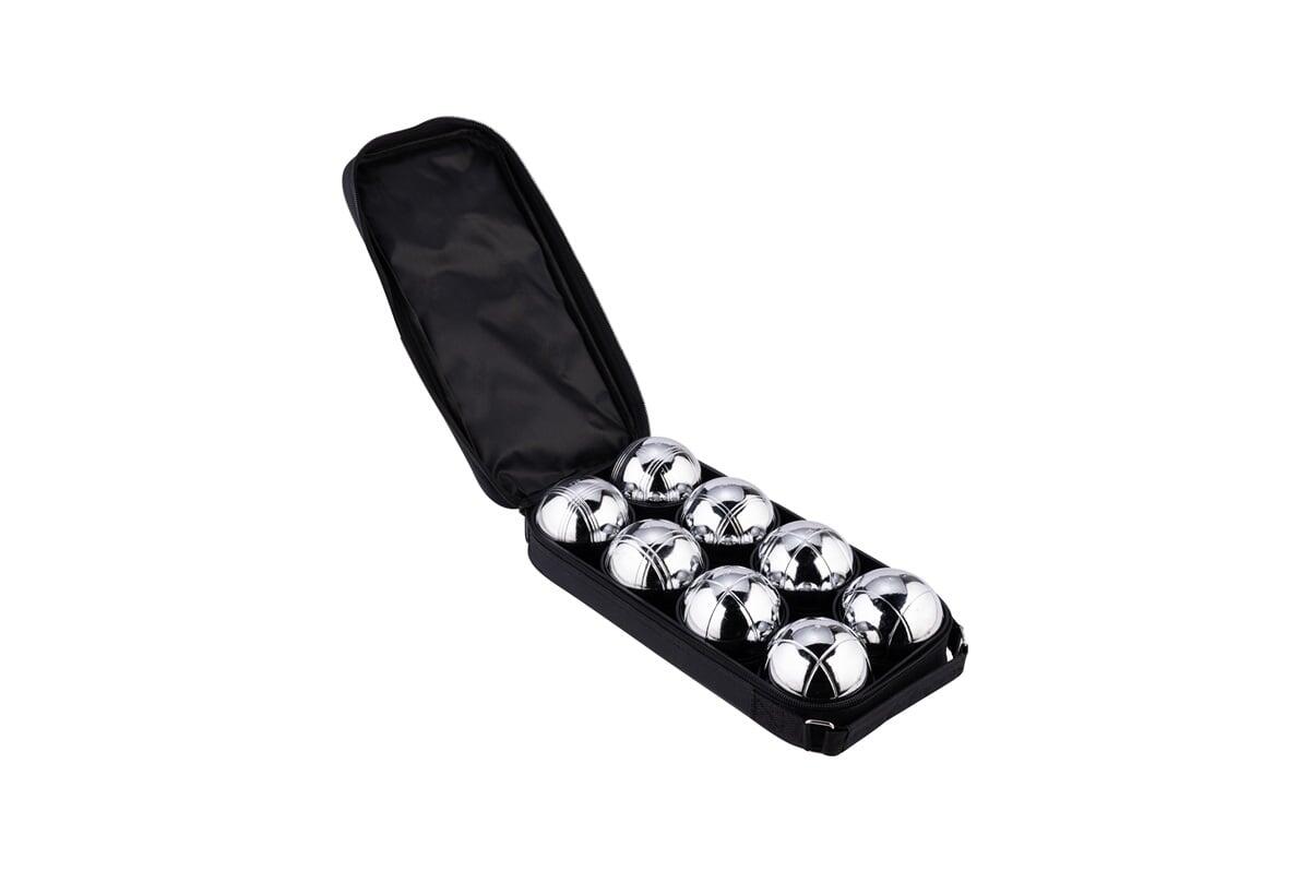 Lot de 8 boules de pétanque avec sac noir 3/5
