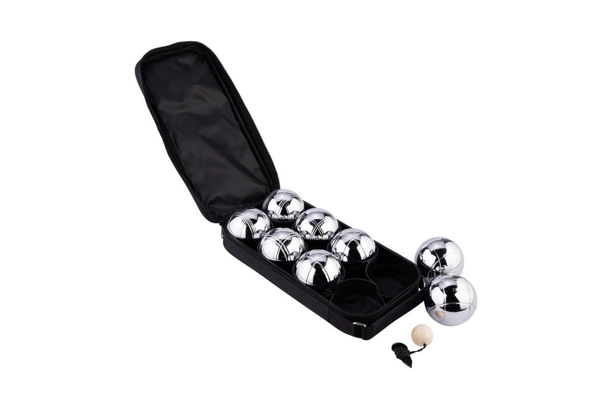 Lot de 8 boules de pétanque avec sac noir 4/5