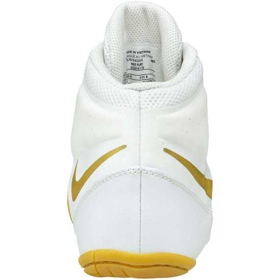 Nike Buty Zapaśnicze Fury Białe/Złote 4/7