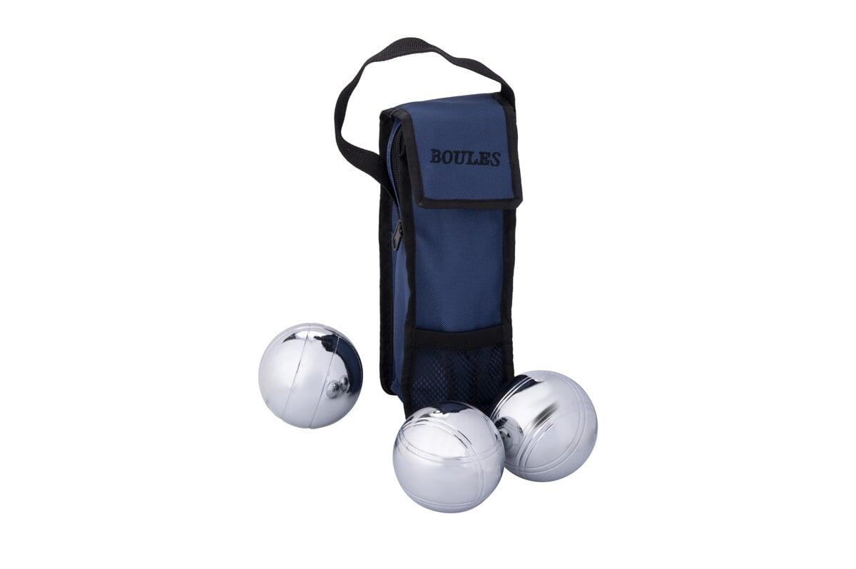 Engelhart estojo transporte bolas de petanca 3 bolas nylon resistente azul 4/4