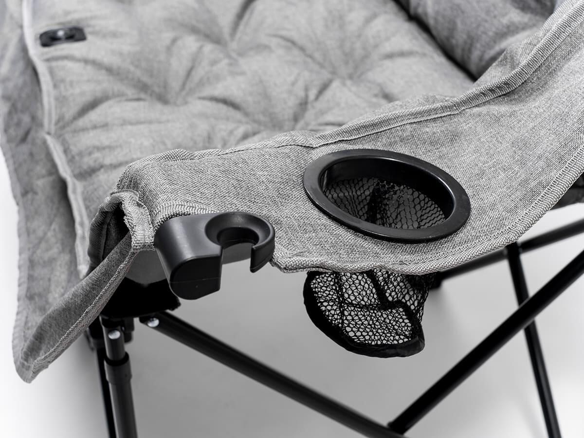 Sedia da campeggio XL doppia Hygge - pieghevole - per 2 persone - imbottita 5/7