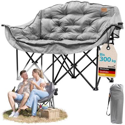 Doppel-Campingstuhl Hygge - XL Campingstuhl - faltbar - für 2 Personen