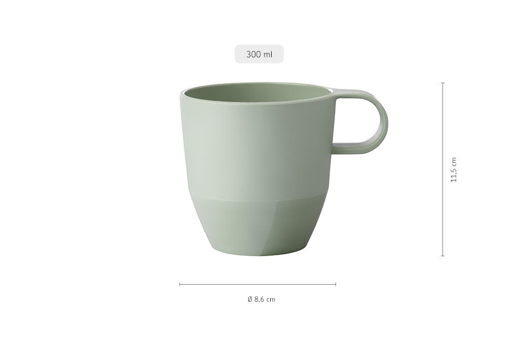 Mepal Silueta 1.2 l Becher - Nordic white 5/6