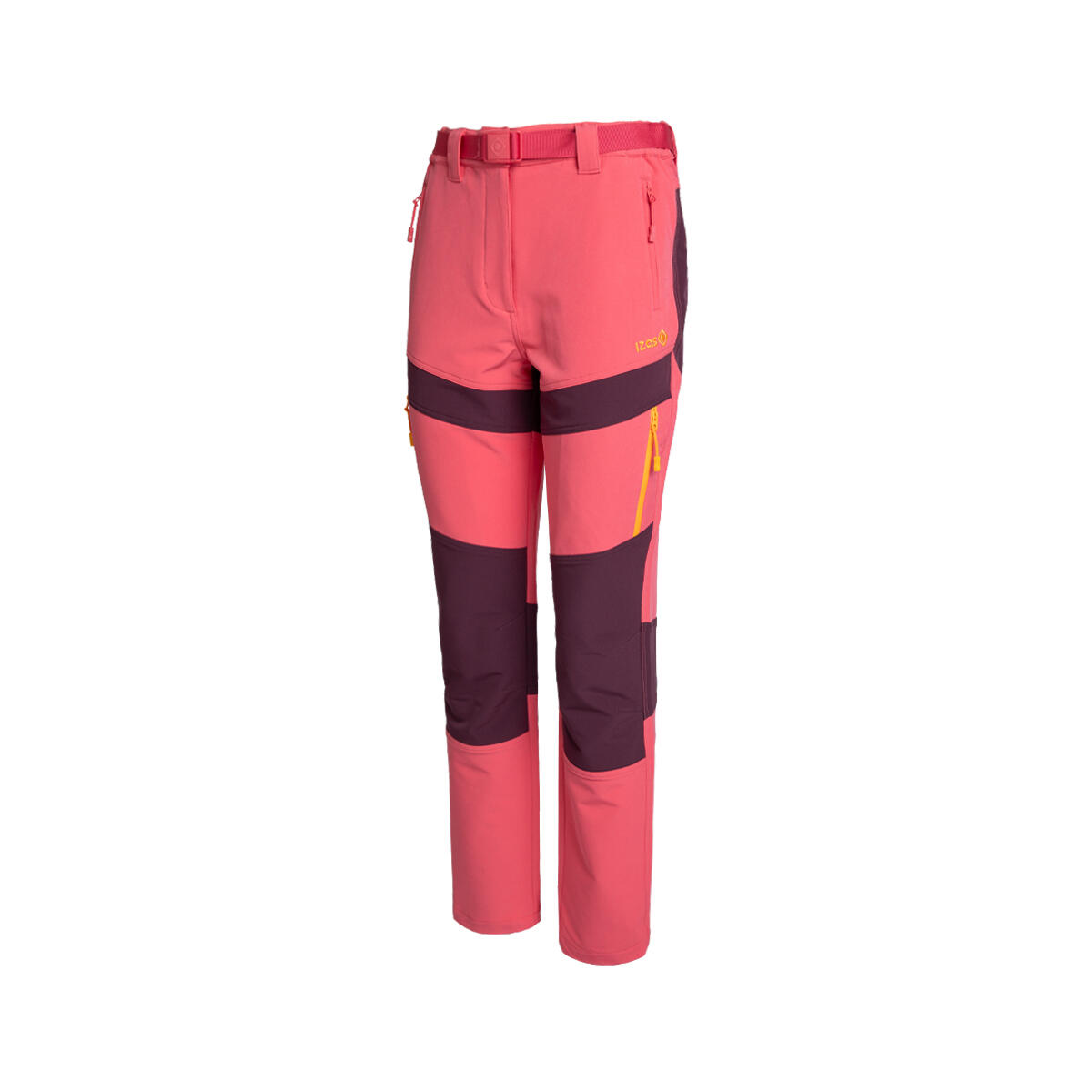 Izas - Izas Pantalon Technique Femme Rhune W Mount - Stretch , Déperlant , Extensible - Pantalons - Orange - Decathlon