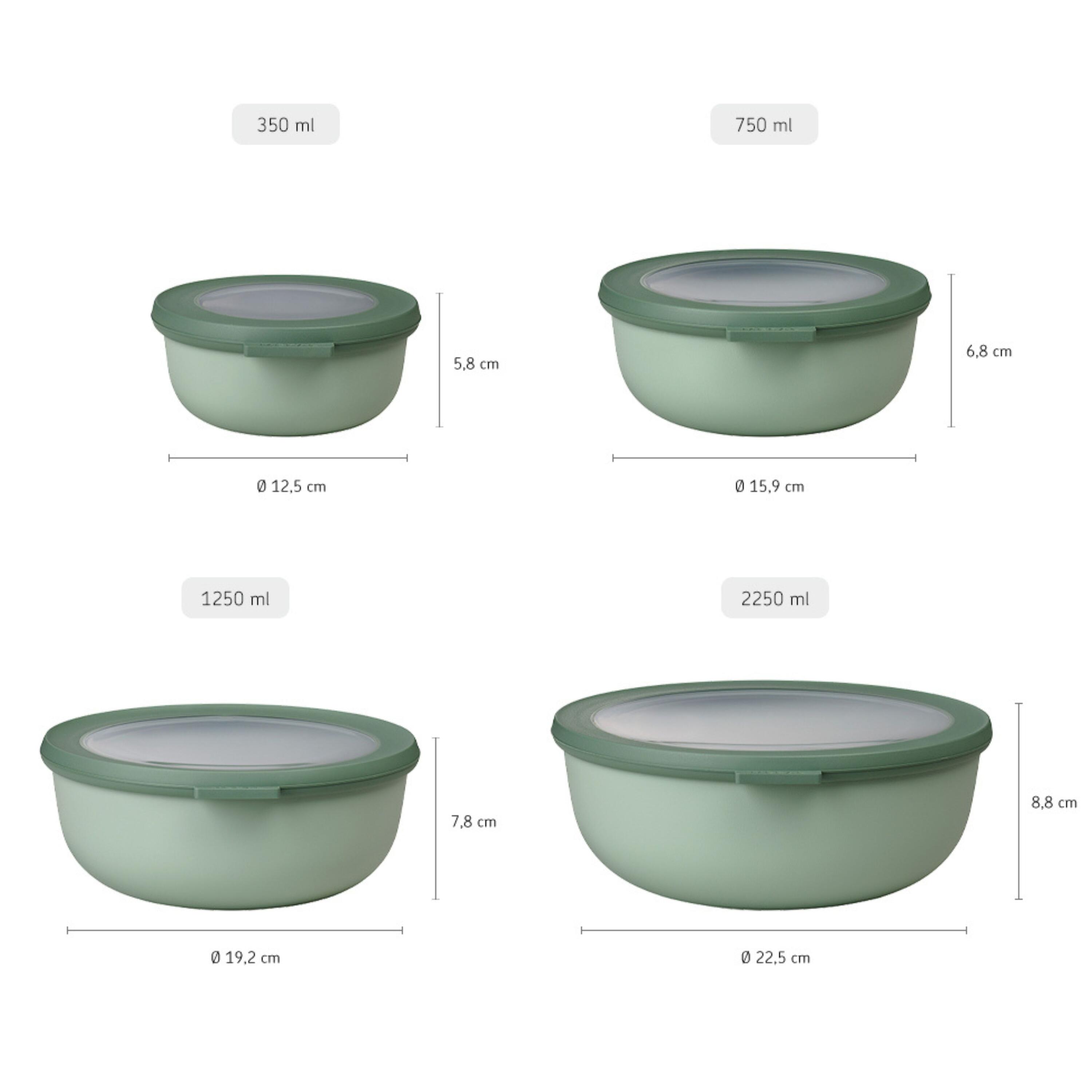 Mepal Cirqula Mikrowellengeschir set 5 teilig - Nordic sage 5/6