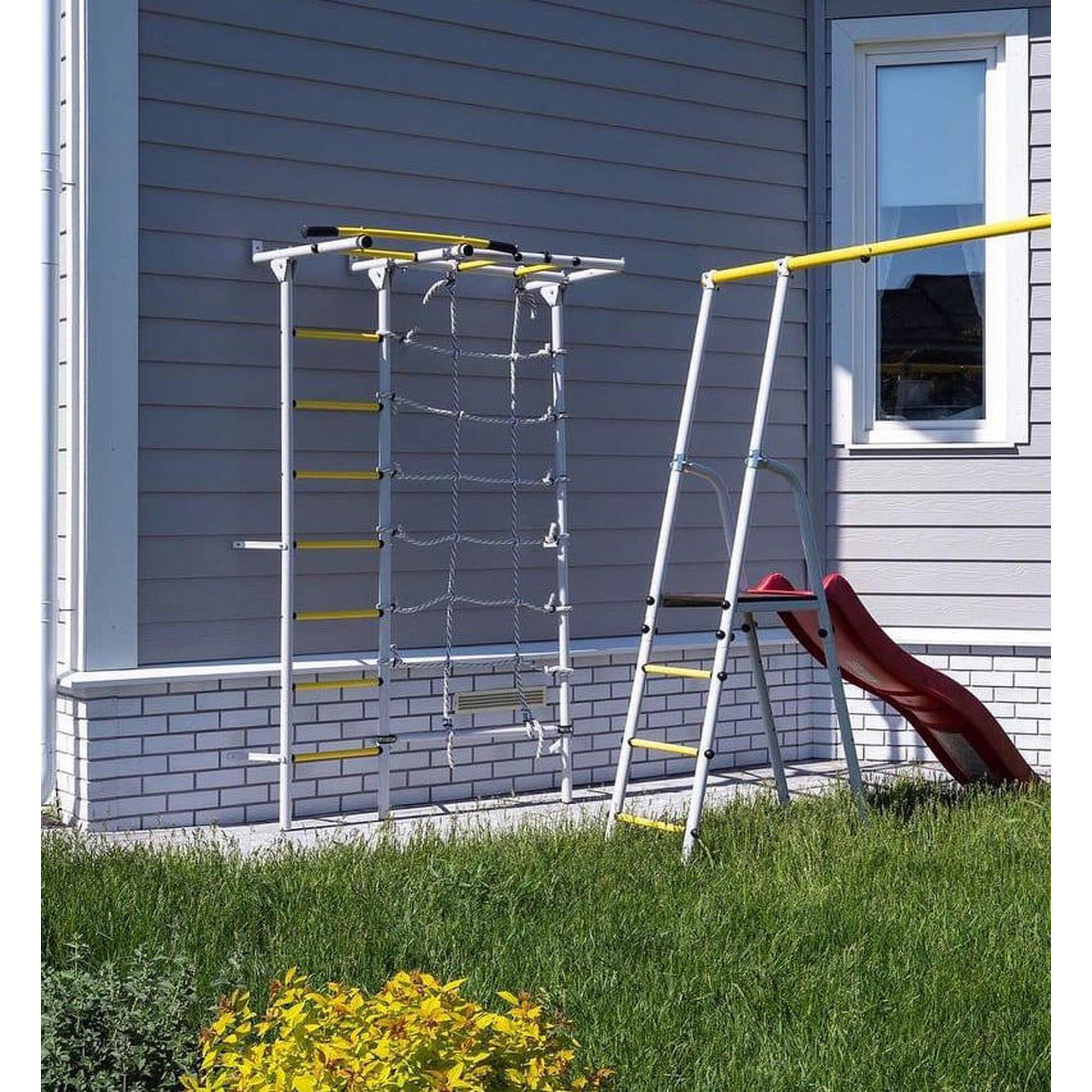 Unisex Gimnastică Scară espalier cu bară de tracțiuni Next Outdoor Alb