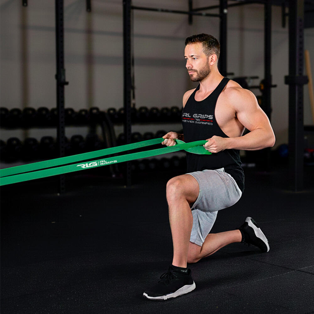 Banda Resistencia de Entrenamiento Extra Fuerte RL Grips Verde 22-57 kgs 3/7