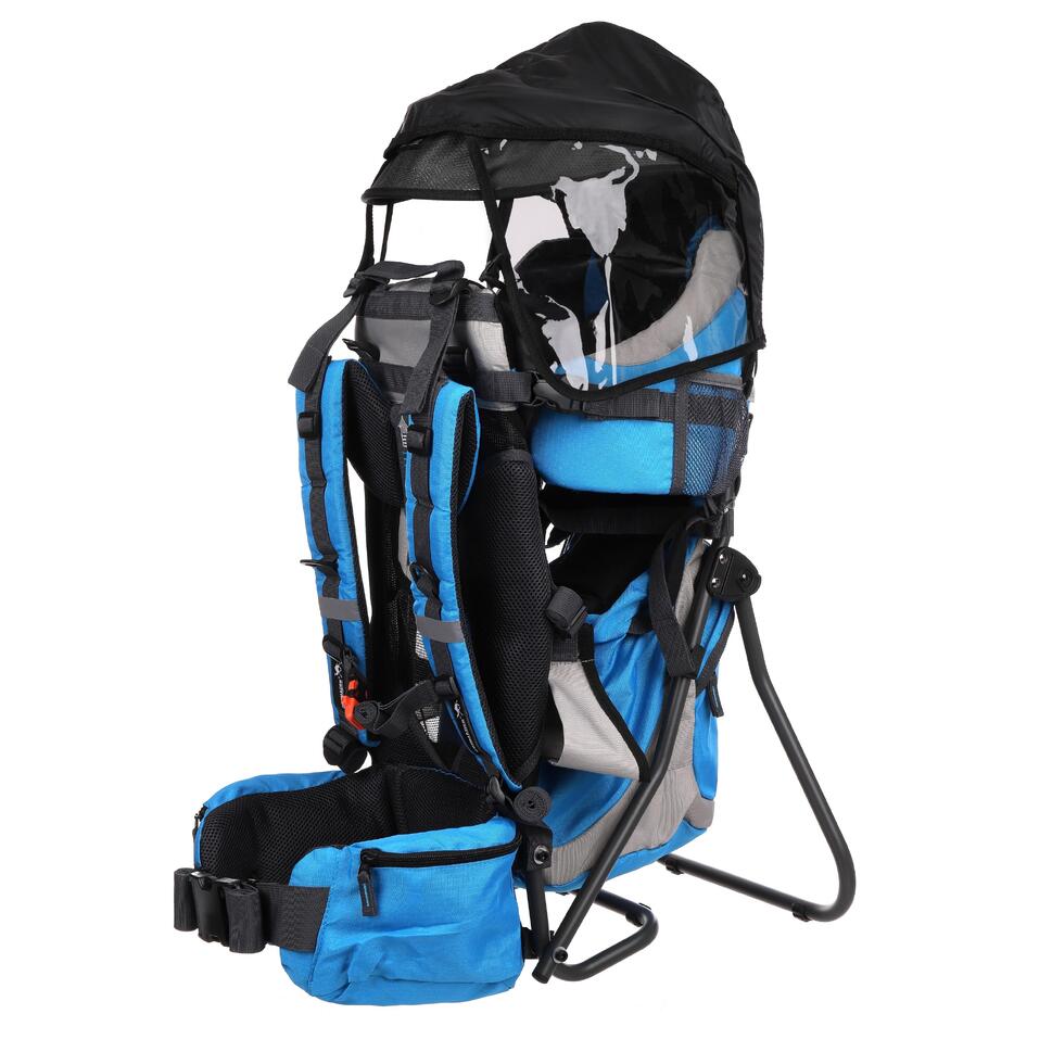 Nosidełko dla dzieci Dromader Kangoo z daszkiem i matą do przewijania