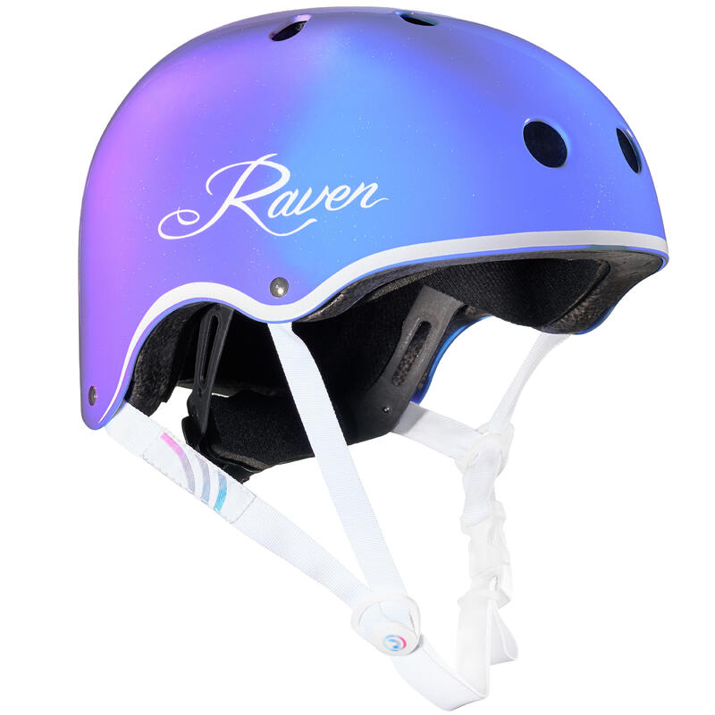 Casque de vélo, roller et skateboard pour enfants et adultes Essto Bleu/Violet