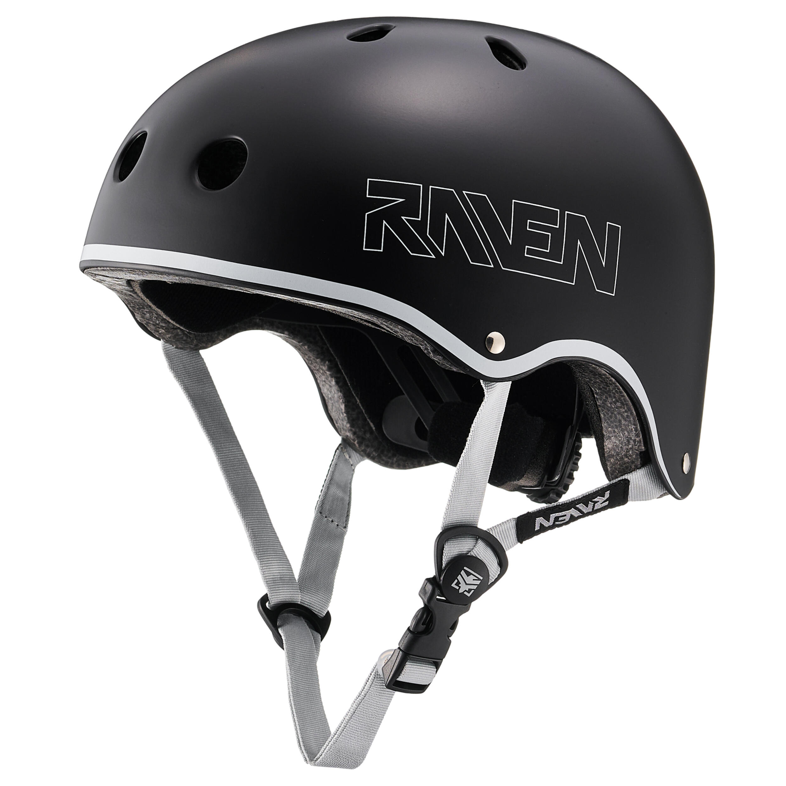 Casque de vélo, roller et skateboard pour enfants et adultes Essto Noir 4/7