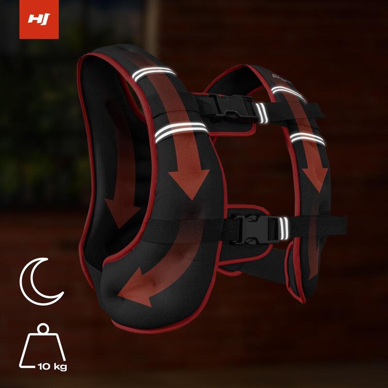 Vestă cu greutăți 10 kg Hop-Sport HS-010WW