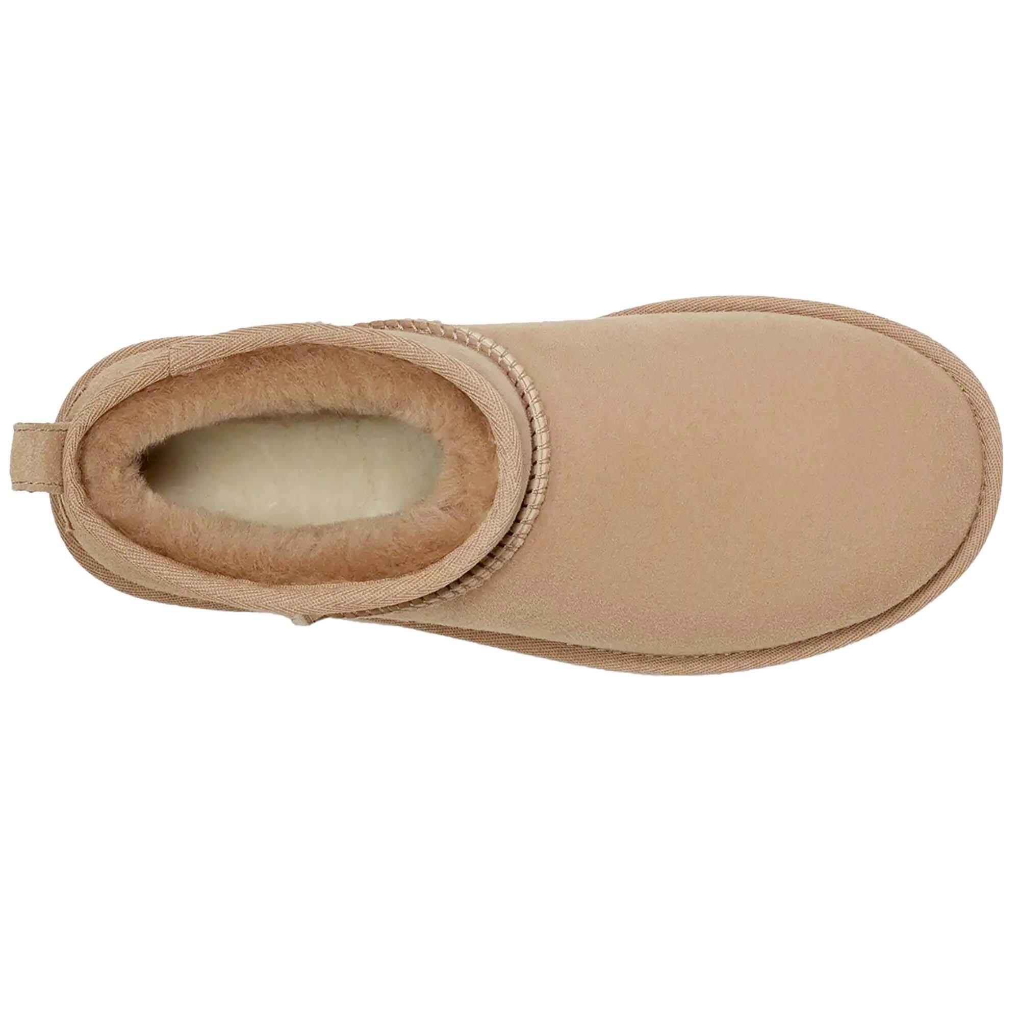 Botines Planos Mujer Ugg Classic Ultra Mini Beige 5/6