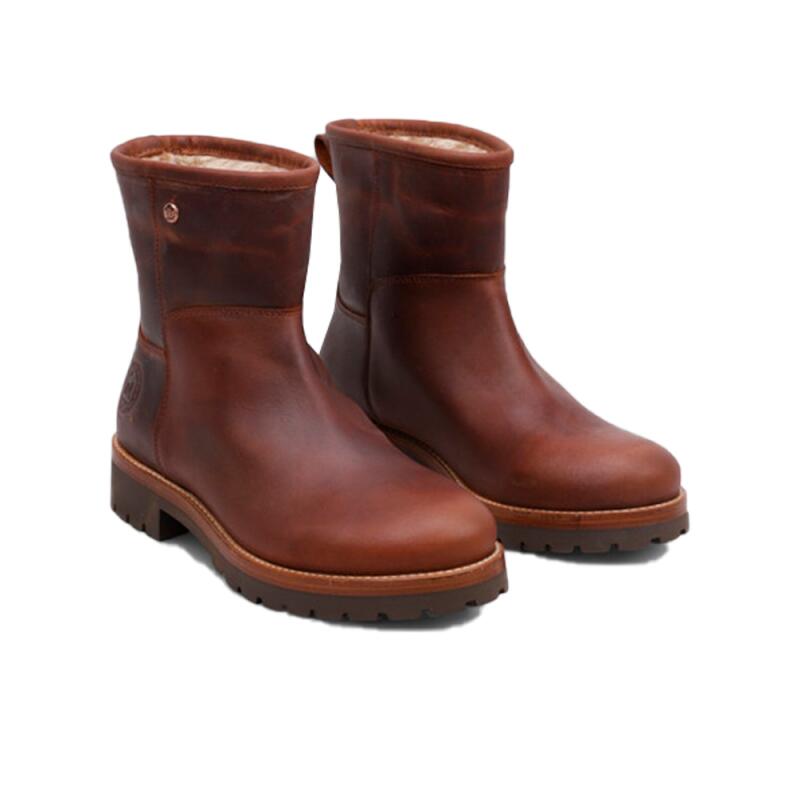 Panama Jack - Botines Planos Mujer Panama Jack Grace Marrón - Boots - Marron - Decathlon