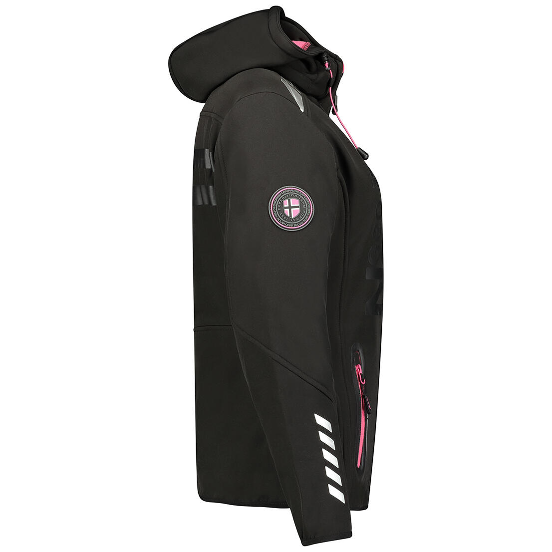 Softshell para mujer Geographical Norway Reine Negro y Rosa 4/4