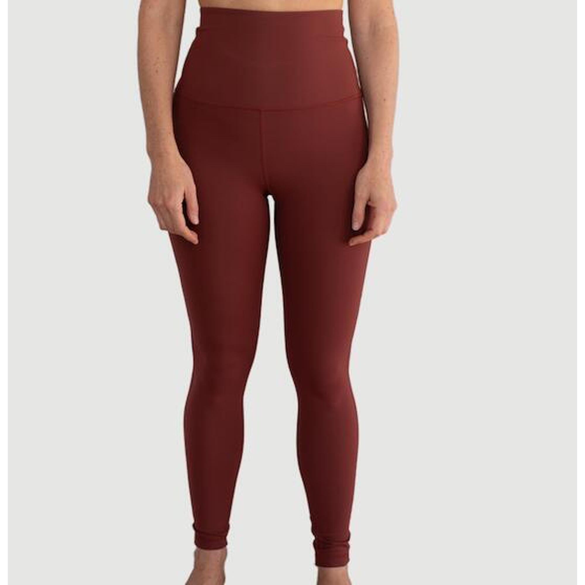 Les Actives Paris - Le Legging Idéal Terracotta - Legging - Marron|orange - 44 L - Decathlon