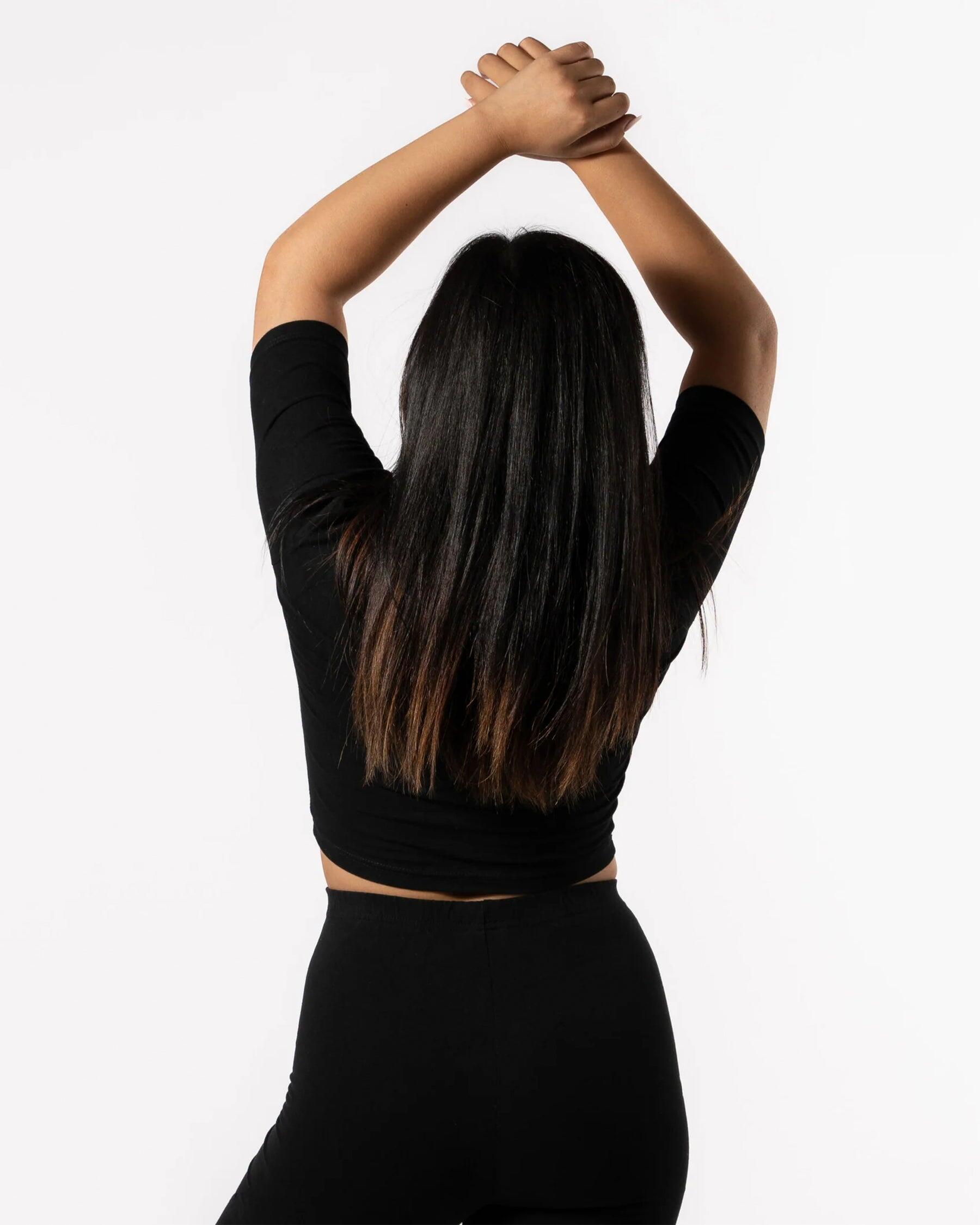T-shirt moulant 'Body' - Fitness - Femmes - Noir 2/4