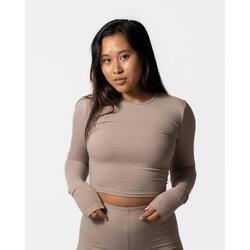 T-shirt à manches longues 'Body' - Fitness - Femmes - Slate Gris