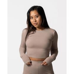 T-shirt à manches longues 'Body' - Fitness - Femmes - Slate Gris