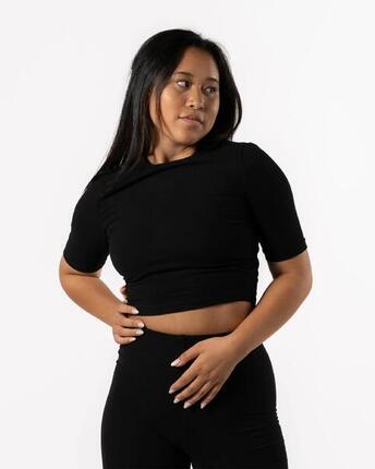 T-shirt moulant 'Body' - Fitness - Femmes - Slate Gris