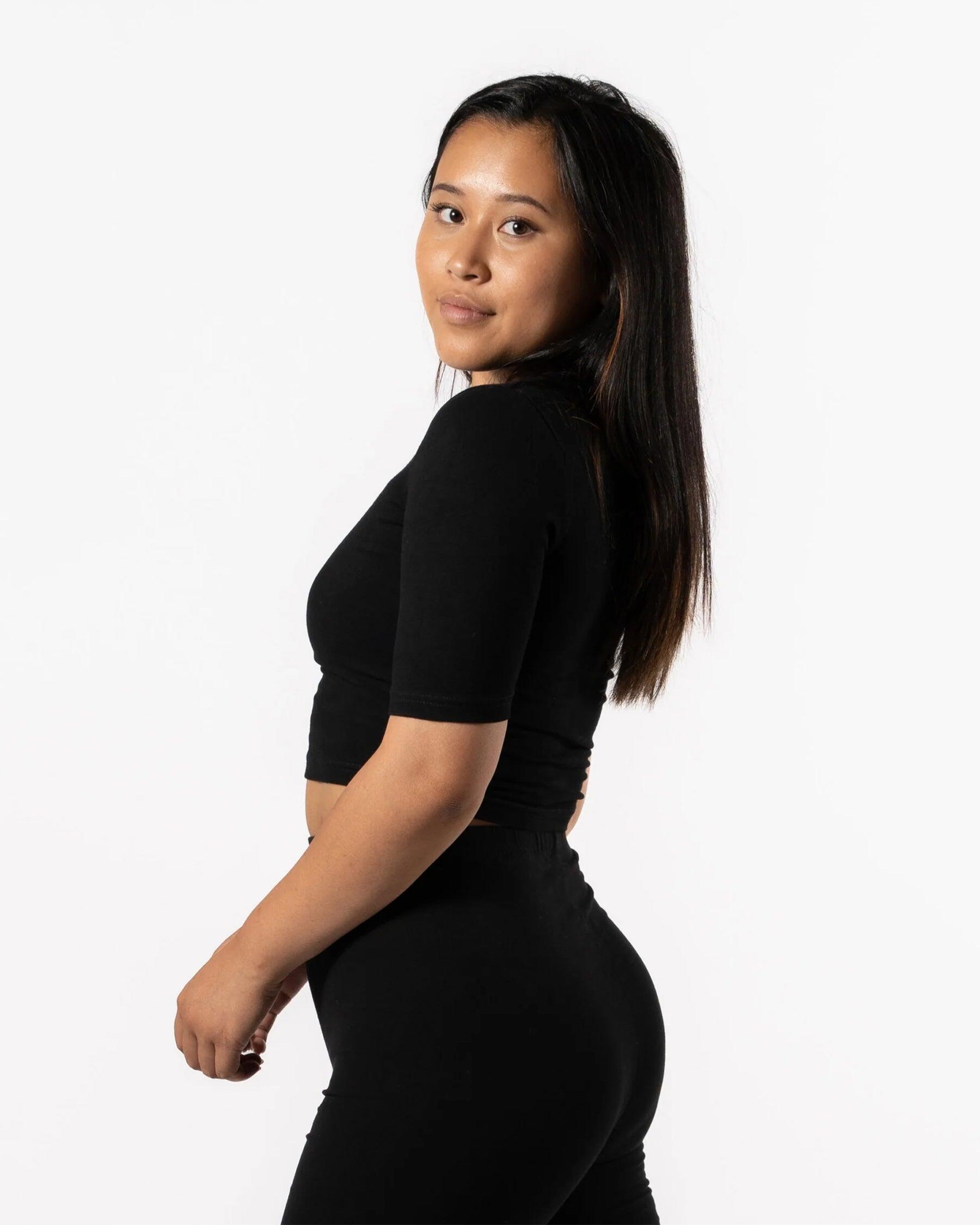T-shirt moulant 'Body' - Fitness - Femmes - Noir 4/4
