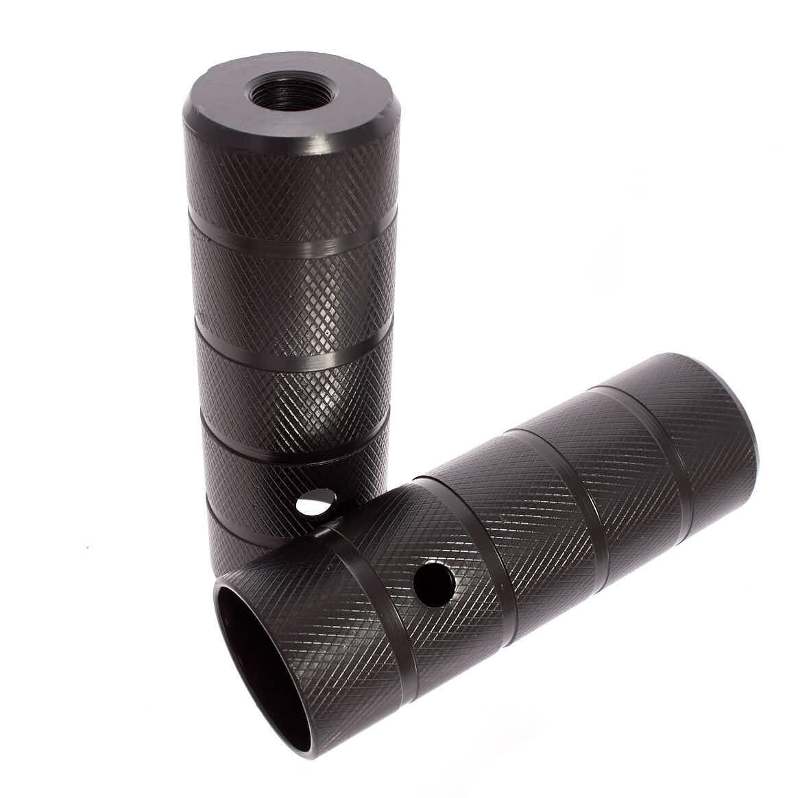 KHEBIKES BMX PEGS ADULTO IN ACCIAIO NERO 14MM KHEBIKES