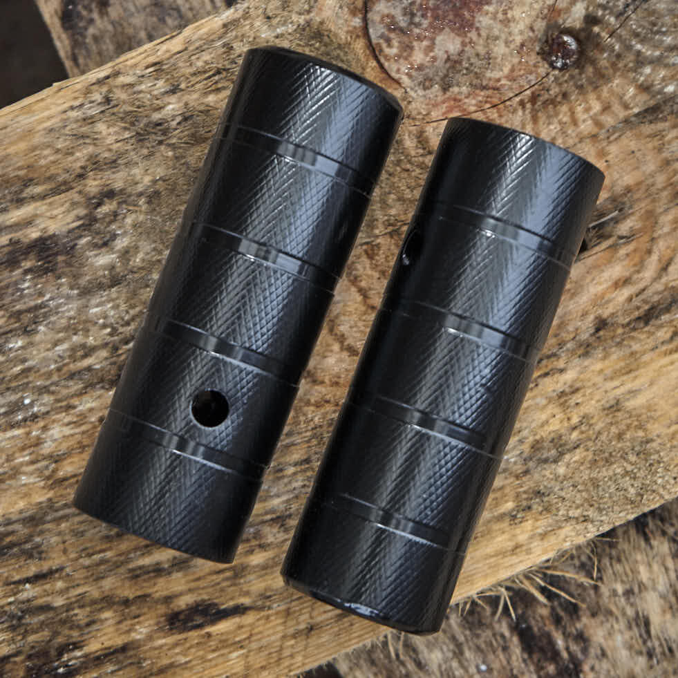 KHE | BMX | Black Steel Pegs 14mm - schwarz - T45 4/5