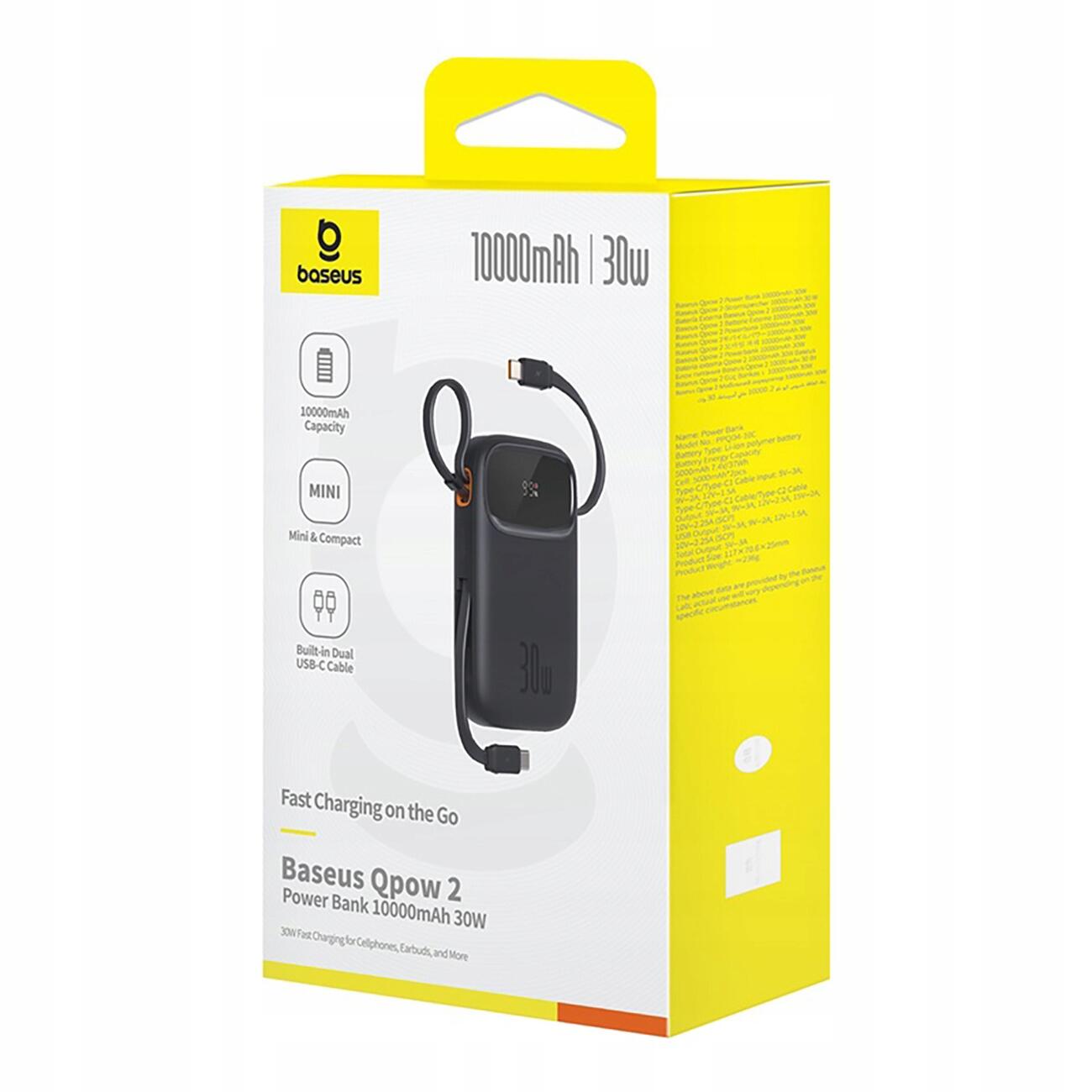Powerbank Baseus P10055008113-00 USB 6/7