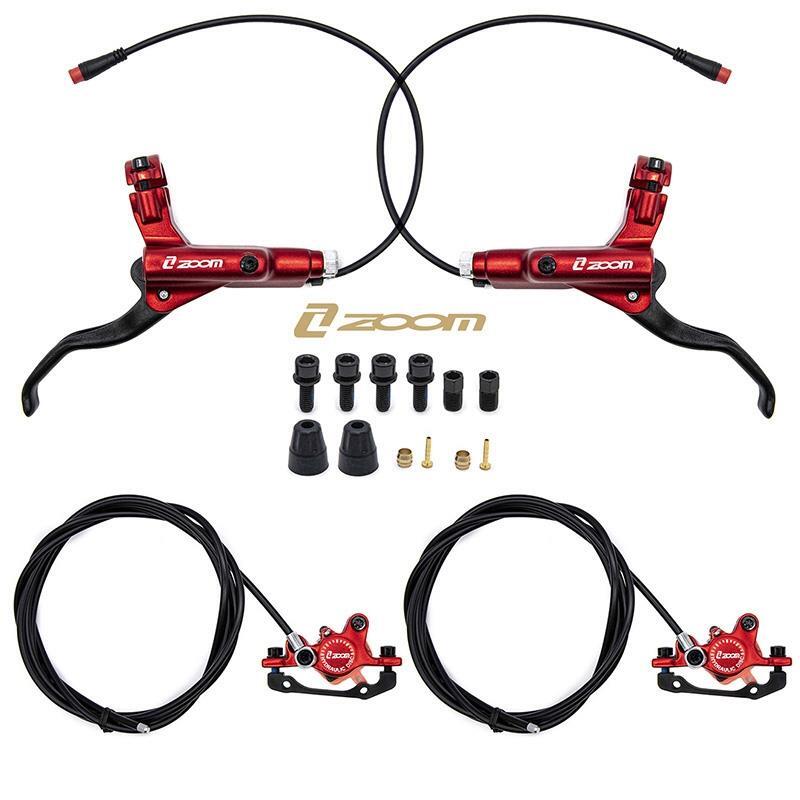 Kit de freno hidráulico rojo CR-3 Delantero L trasero L [Zoom] 3/5