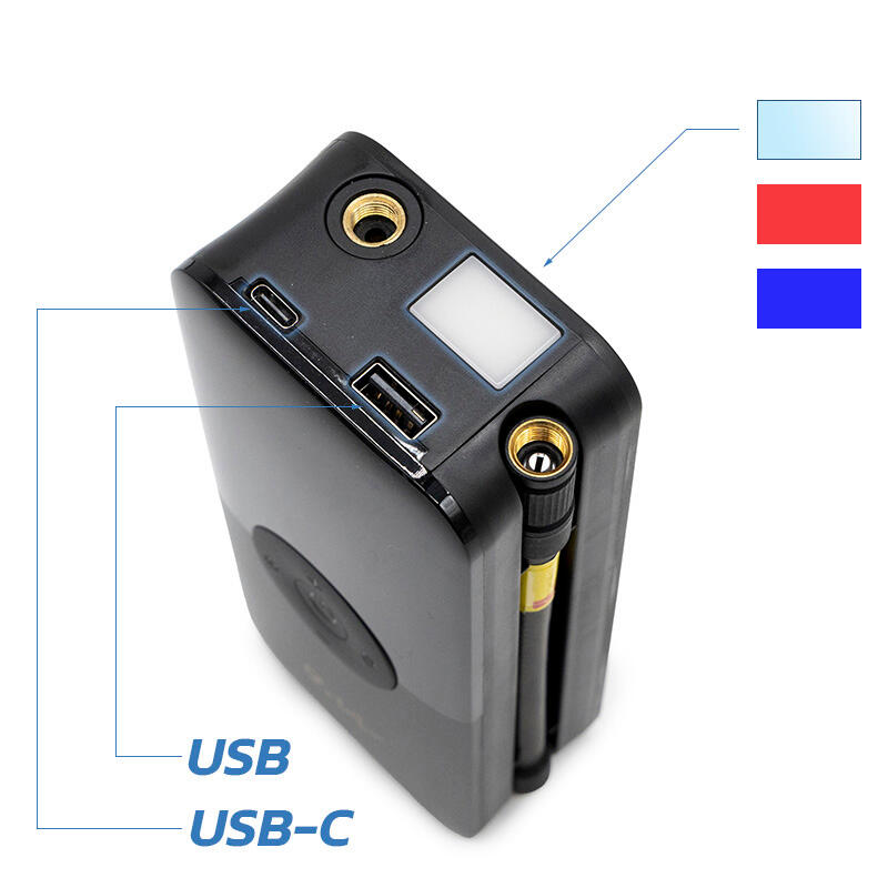 AIR-002 Inflador eléctrico premium portátil función Power Bank 3/5