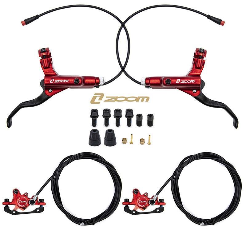Kit de freno hidráulico rojo CR-3 Delantero R trasero R [Zoom] 4/5