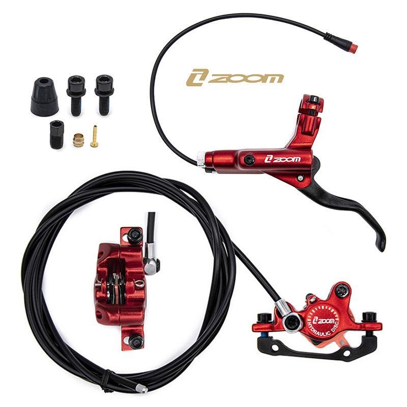 Kit de freno hidráulico rojo CR-3 Delantero L trasero L [Zoom] 4/5