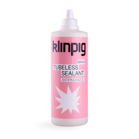 sigillante antipuntura 500 ml - ciclismo - senza ammoniaca - bianco/candy pink