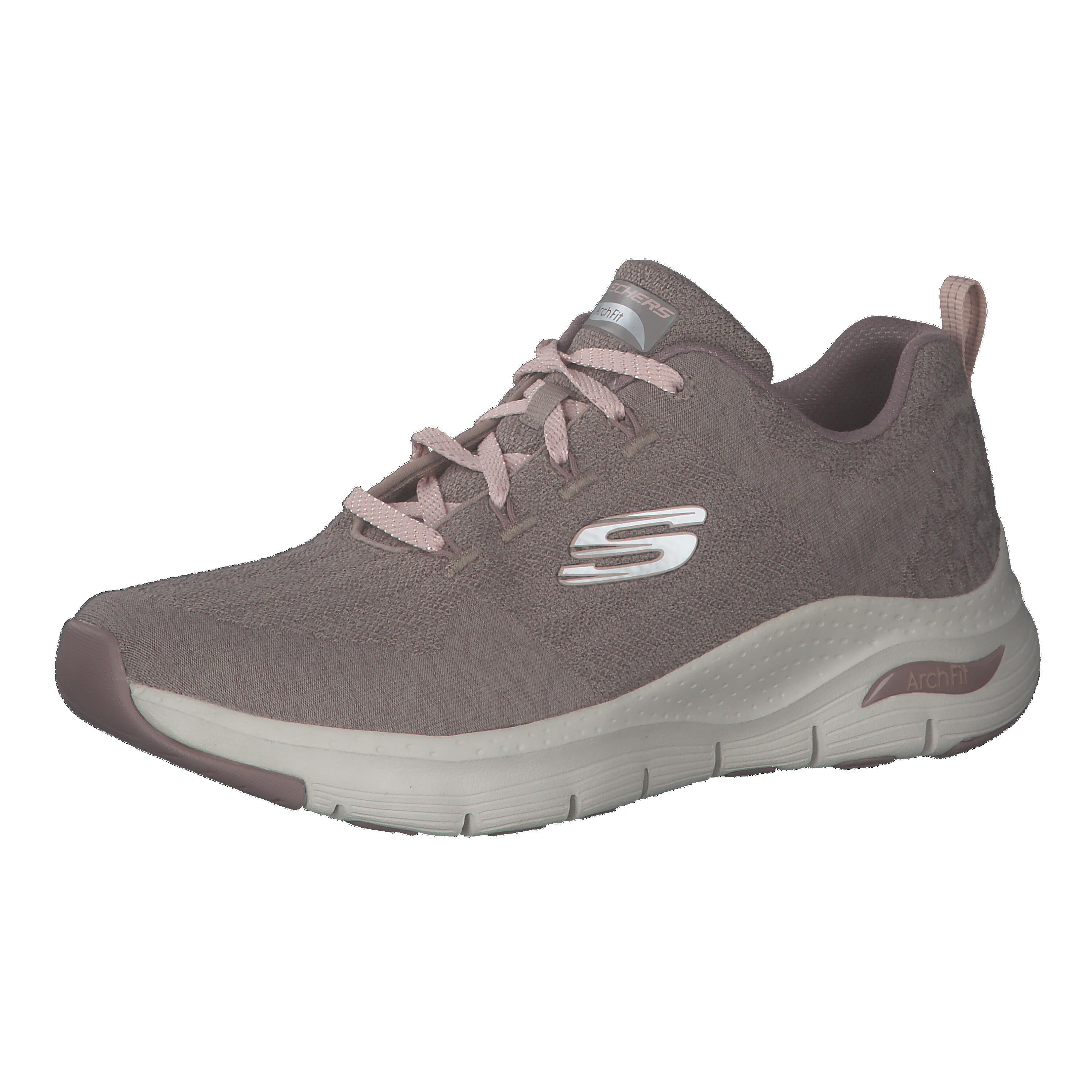 Skechers - Baskets Skechers Modèle Arch Fit Comfy Wave Couleur Marron - Chaussures De Sport - Beige - 41 - Decathlon