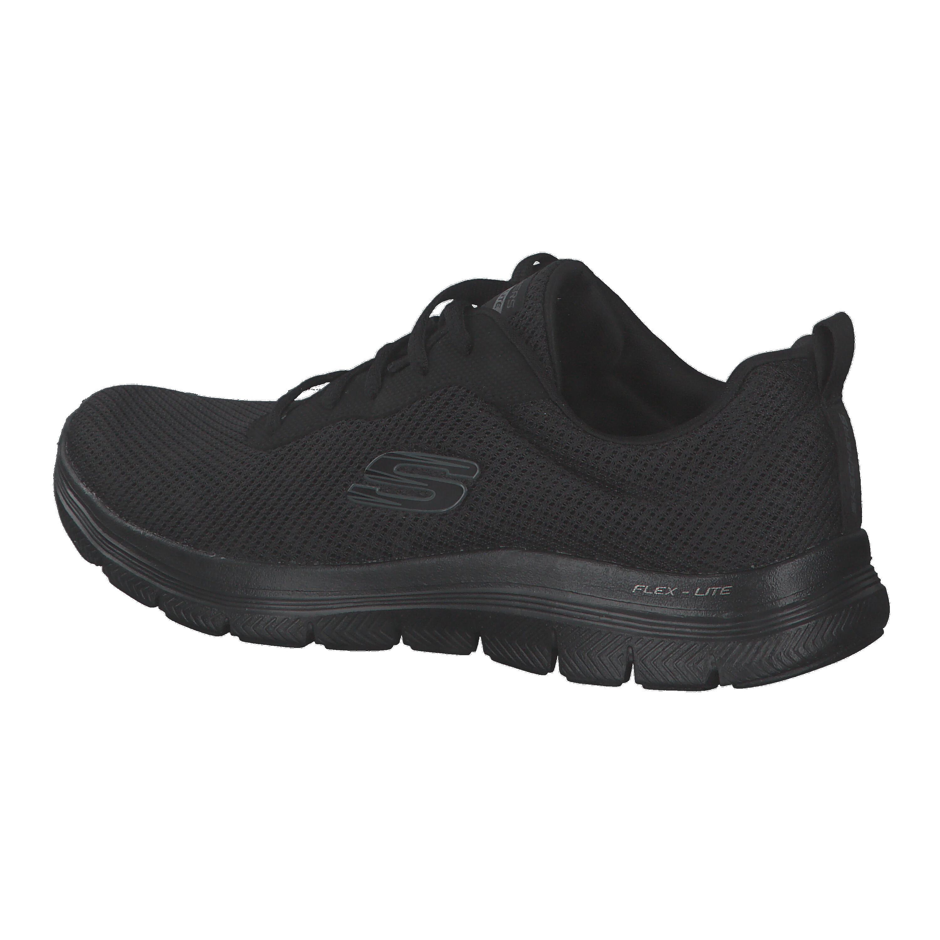 Skechers Damen FLEX APPEAL 4.0 Brilliant View Sneaker Turnschuhe 149303 schwarz 3/7